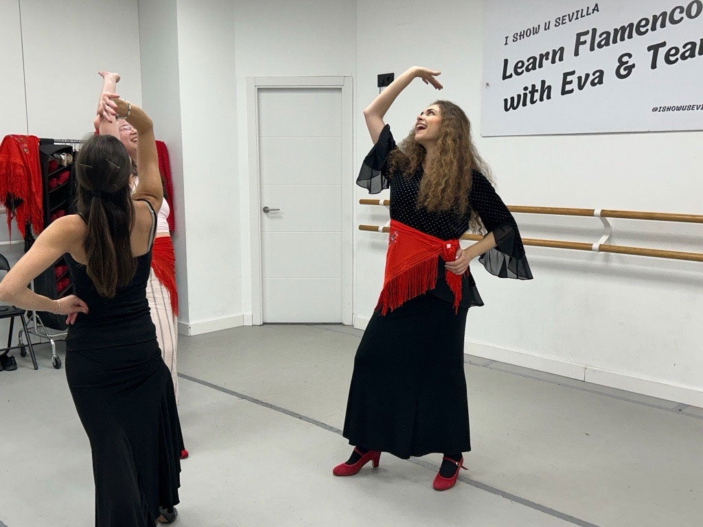 Destiny dancing the flamenco