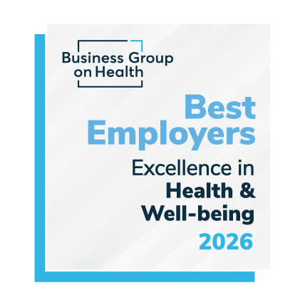 Business Group on Health Best Employers Excellence in Health &amp; Well-being 2026 logo