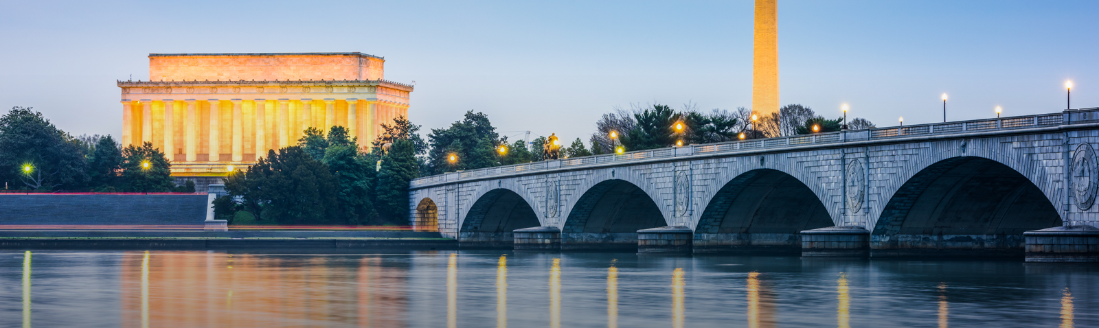 Jefferson Memorial and Bridge