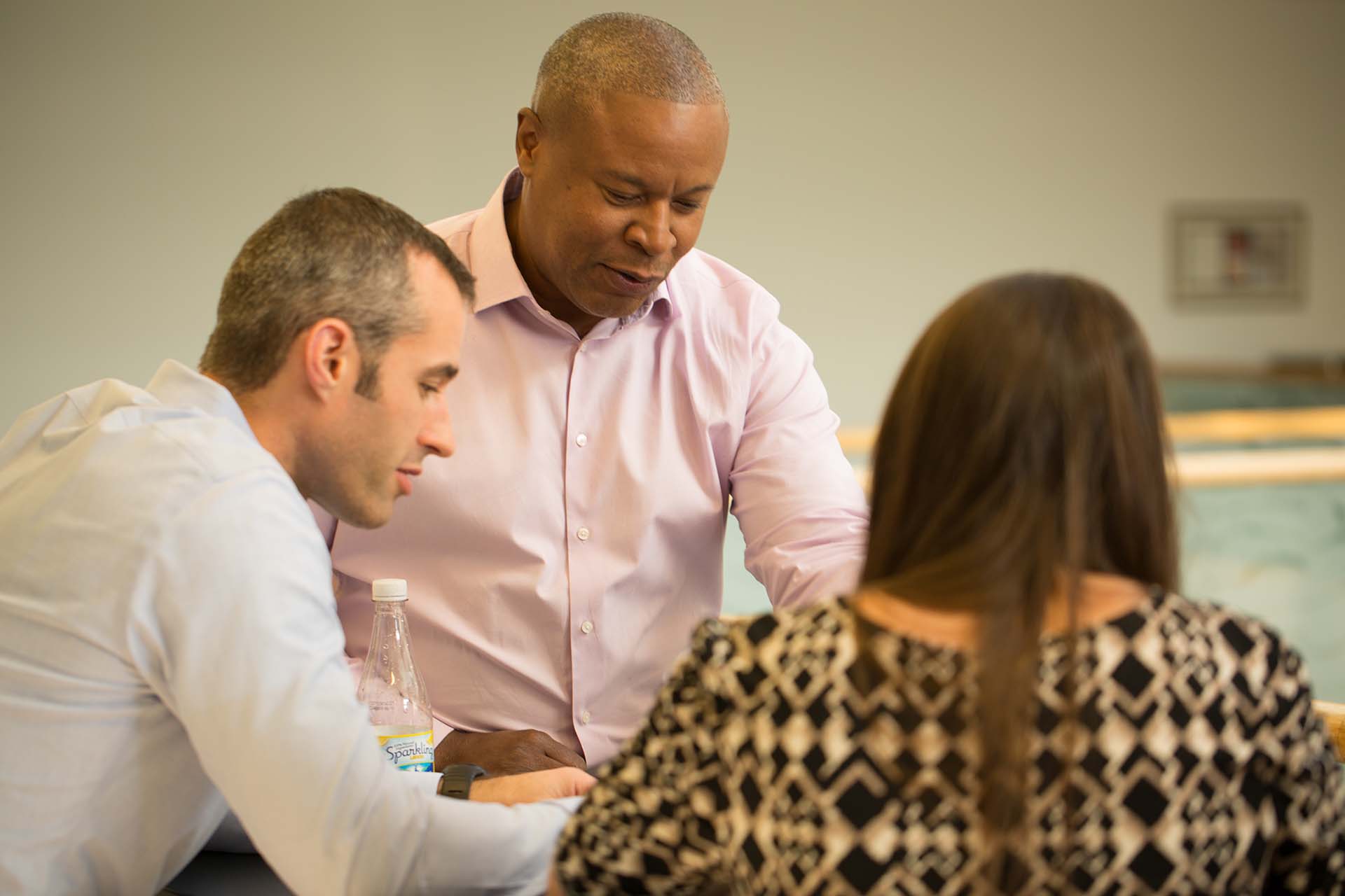 Nestlé employees collaborating