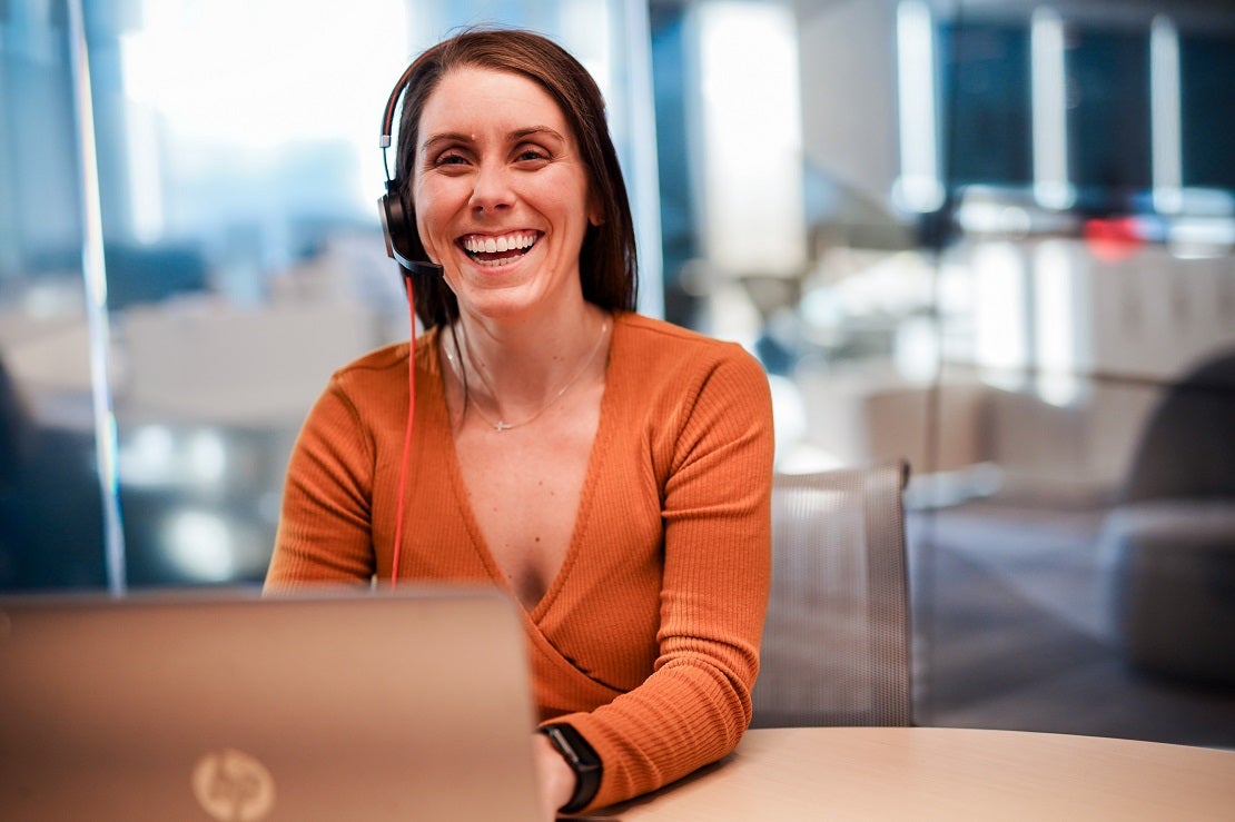 Nestlé USA recruiter smiling at the camera