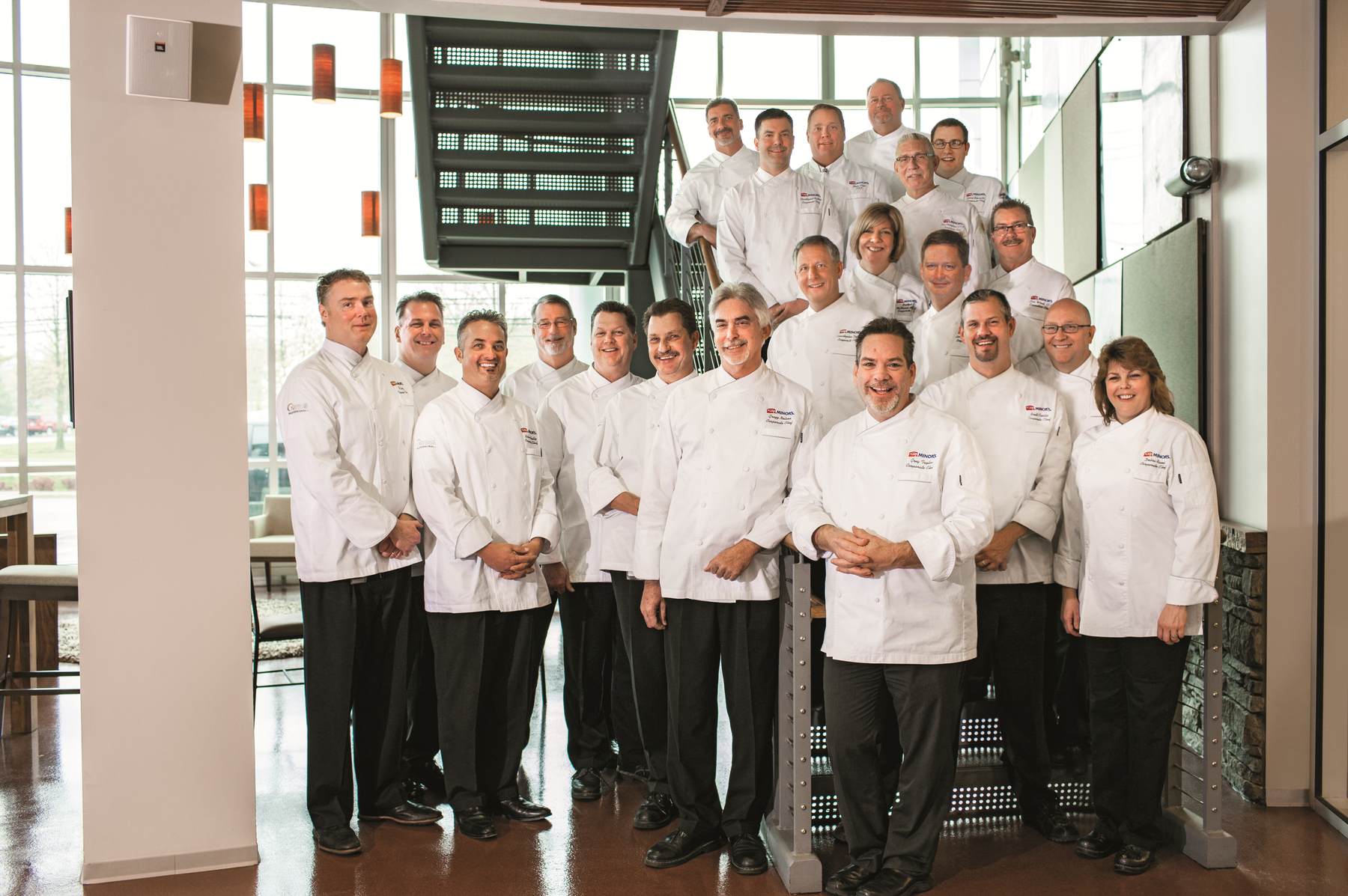 Chefs posing for photo
