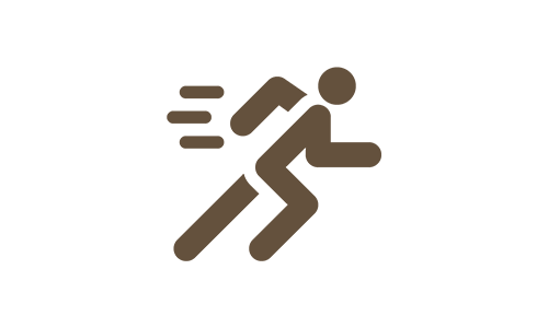 Person running icon