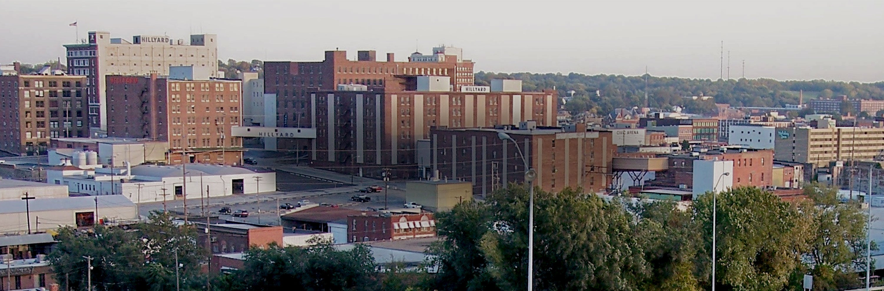 Aerial view of Saint Joseph, MO