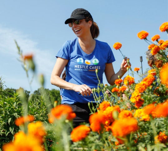 Nestlé employee at Day of Service