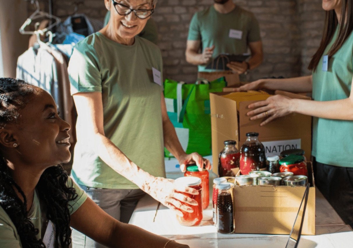 Packing canned goods