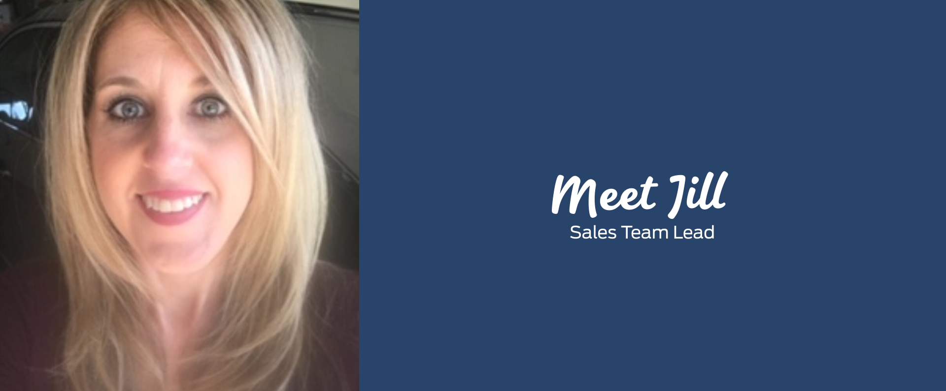 Woman smiling - meet Jill, Sales Team Lead at Purina