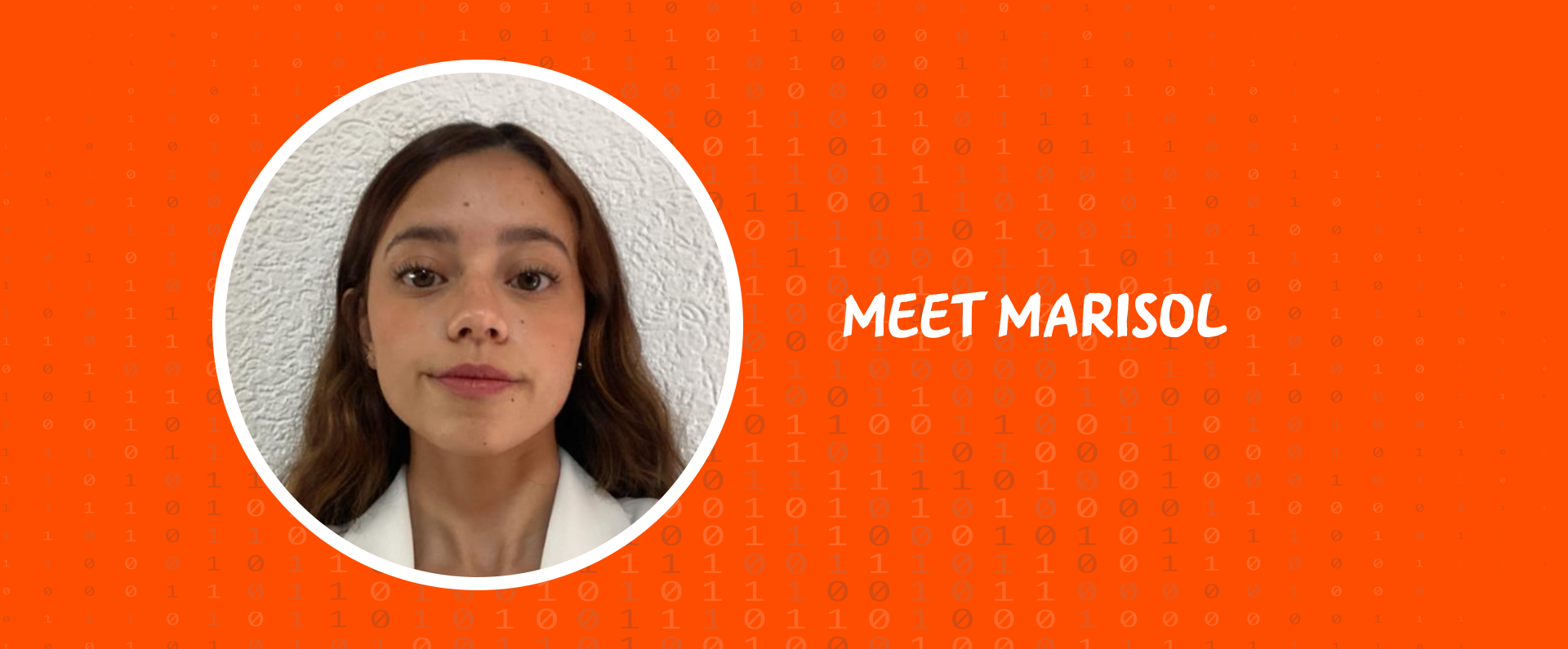 Intern poses for photo - Meet Marisol