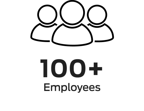 100+ Employees