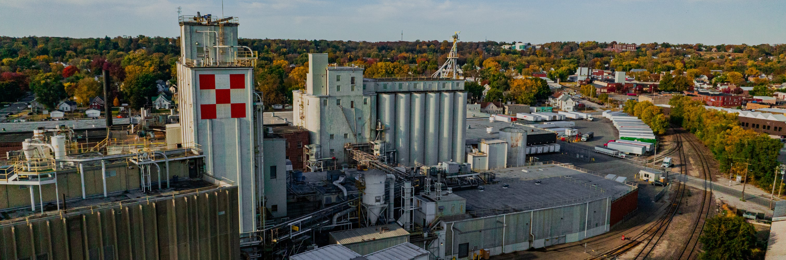 Davenport factory aerial shot