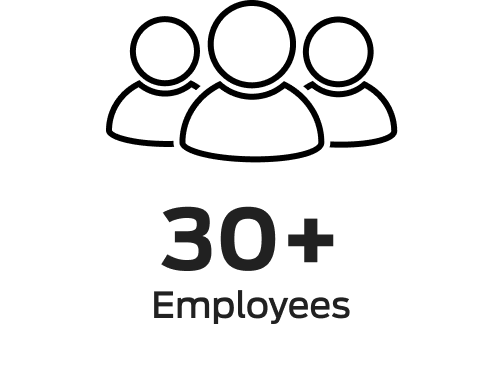 30+ employees