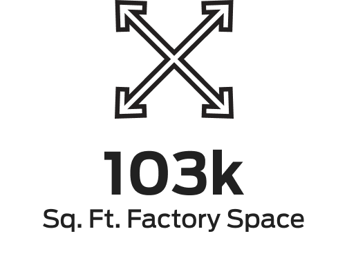 103k sq. f. factory space