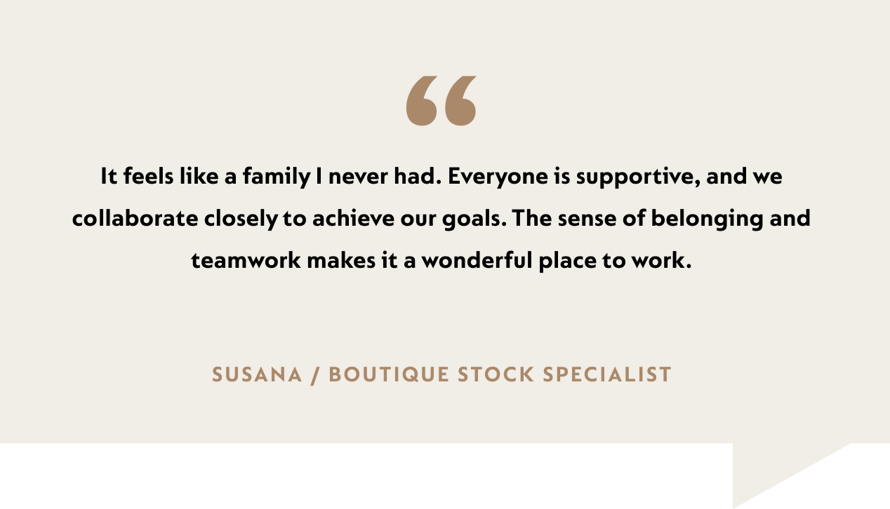 It feels like a family I never had. Everyone is supportive, and we collaborate closely to achieve our goals.