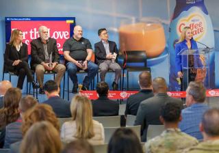 Panel discussion at Coffee Mate offices