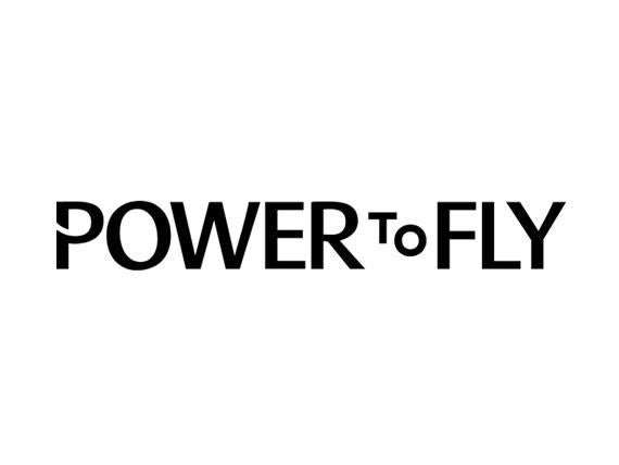 POWER to FLY in bold black letters on a white background.