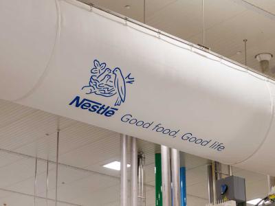 Nestle logo on air ducts