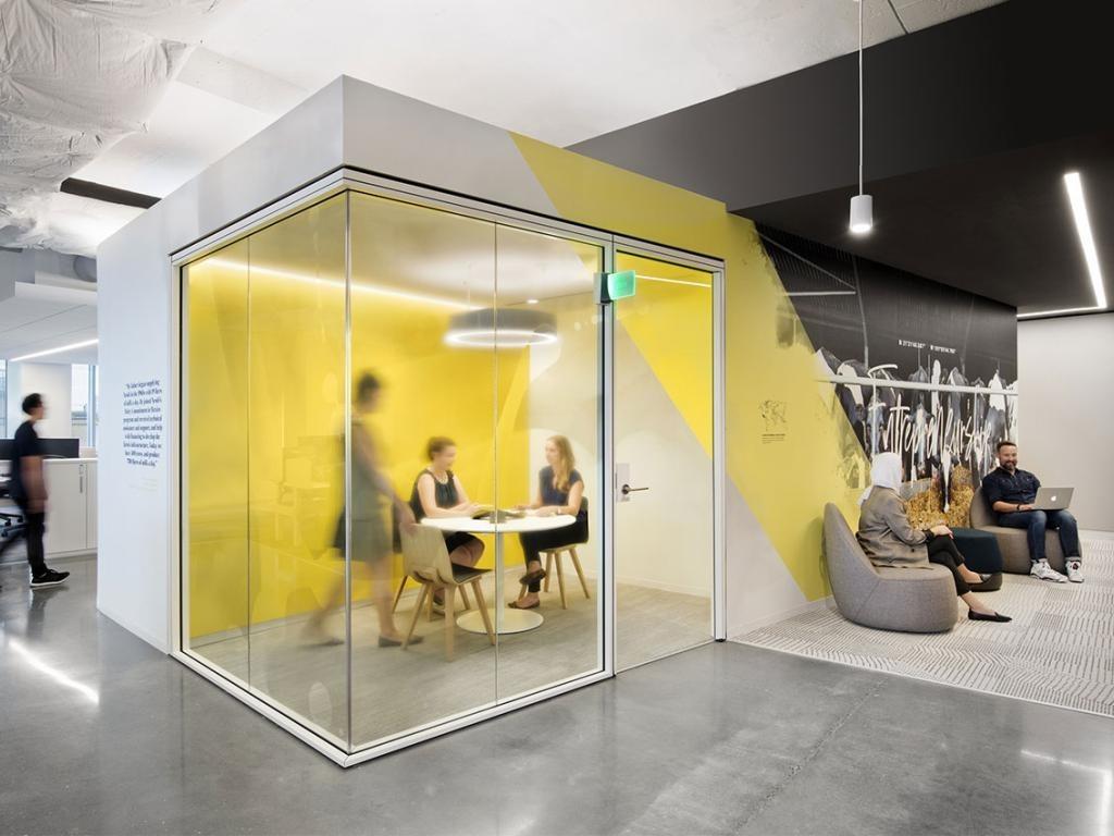 nestle employees in office