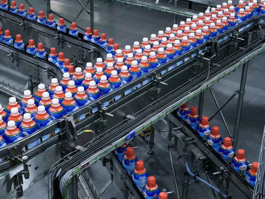Coffee Mate on assembly line