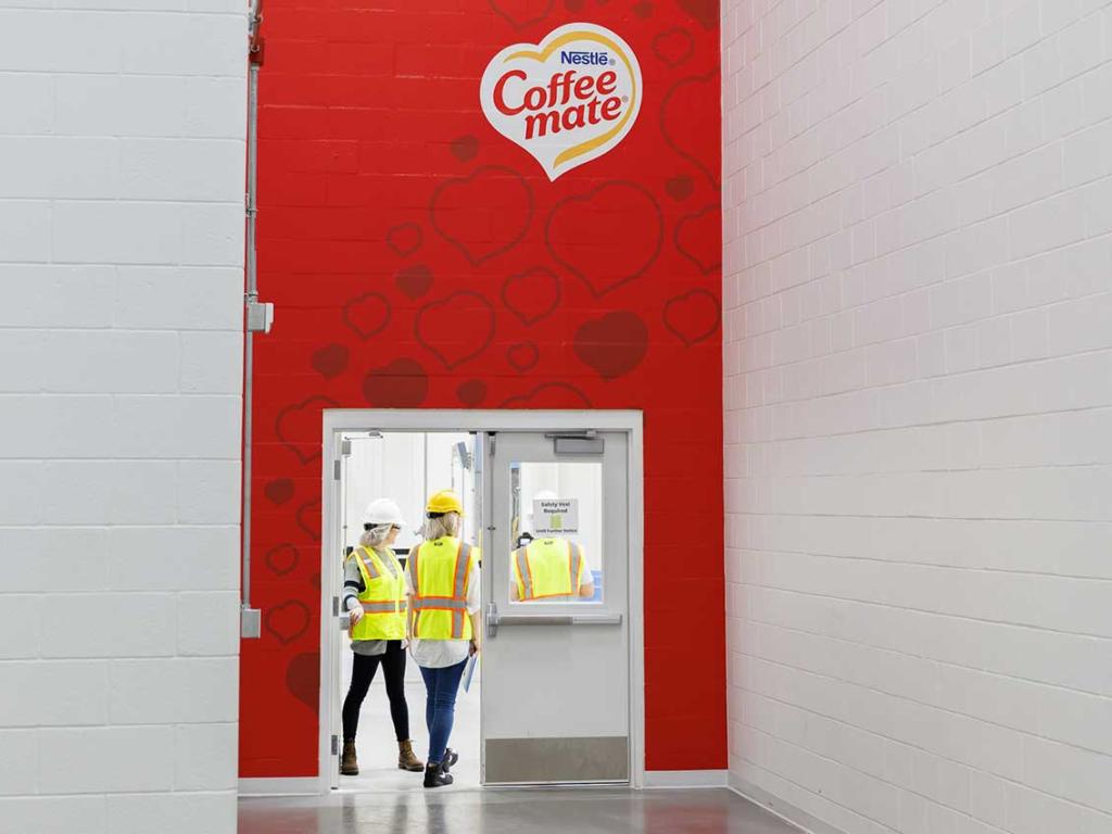 Coffee Mate branded door entrance in Glendale