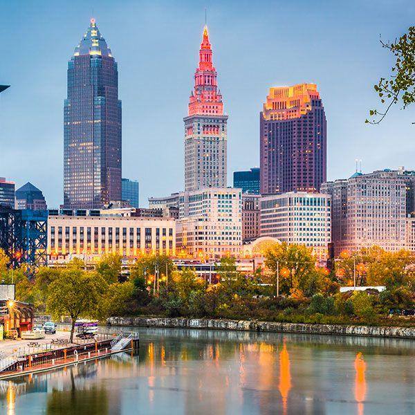 View of Cleveland area