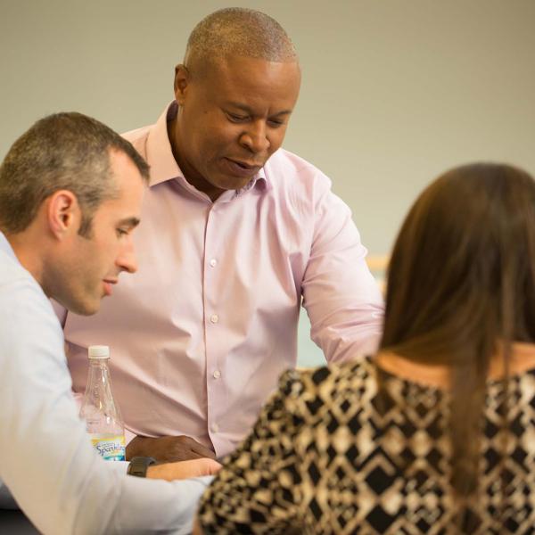 Nestlé employees collaborating