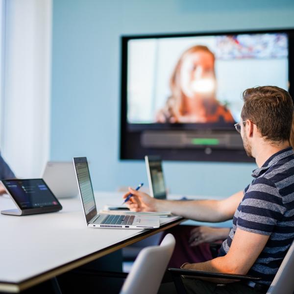 Nestlé employees collaborating