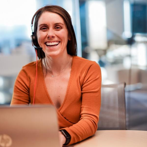 Nestlé USA recruiter smiling at the camera