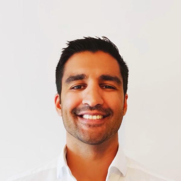 Man smiling for photo