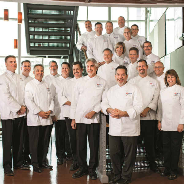 Chefs posing for photo