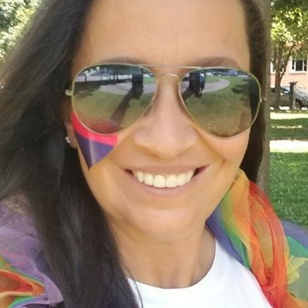 Nestlé employee smiling at the camera 