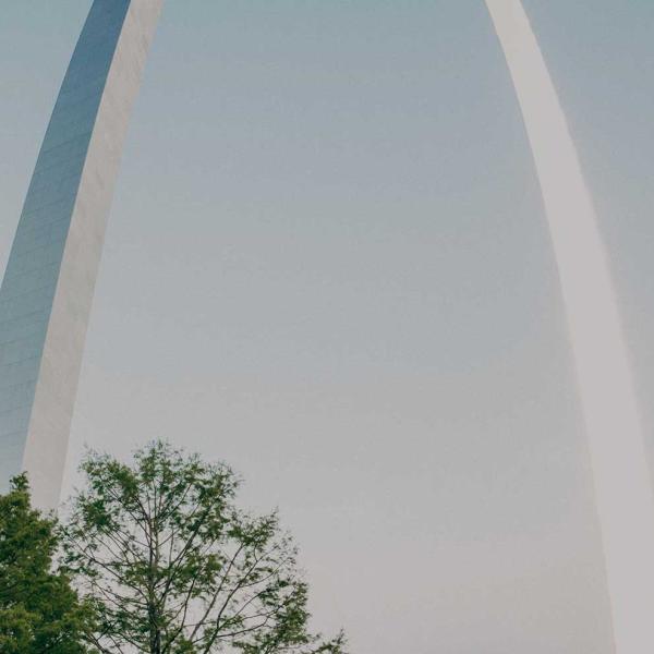 The arch in St. Louis