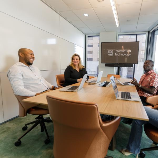 Group sitting at a table