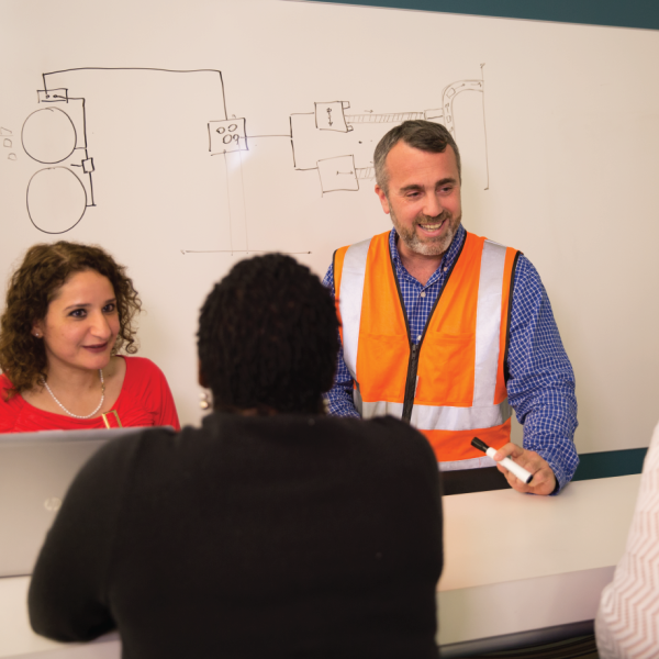 Team Members having meeting