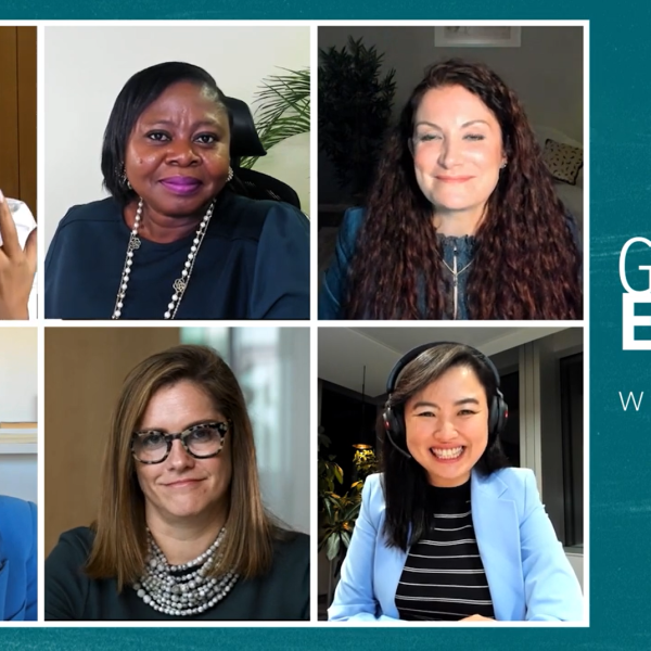 Nestle female leaders on panel discussing mentorship