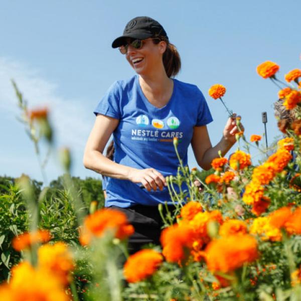 Nestlé employee at Day of Service