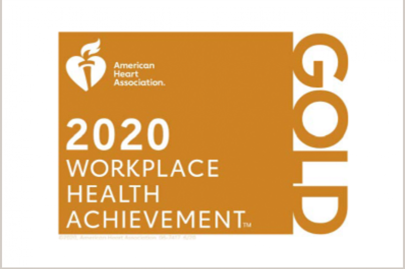 American Heart Association 2020 Workplace Health Achievement - Gold Award