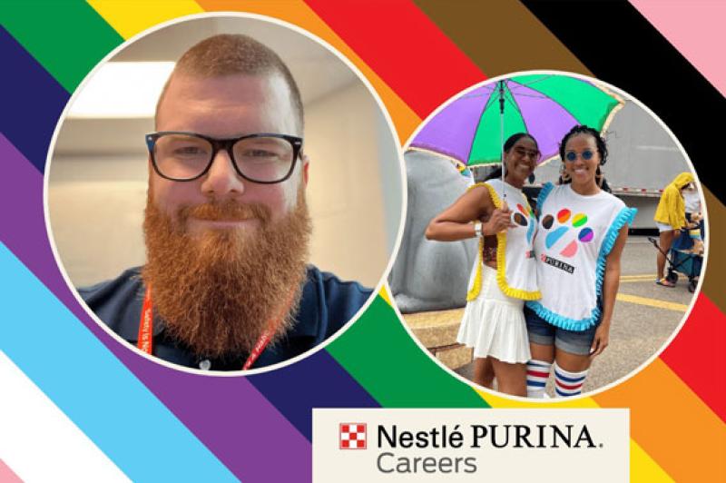 Purina employees participating LGBTQ events
