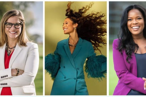 Collage of 3 business women smiling