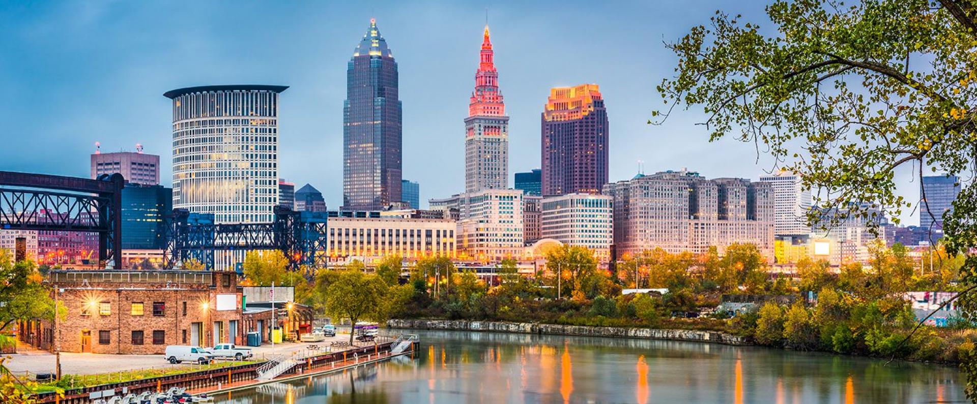 View of Cleveland area