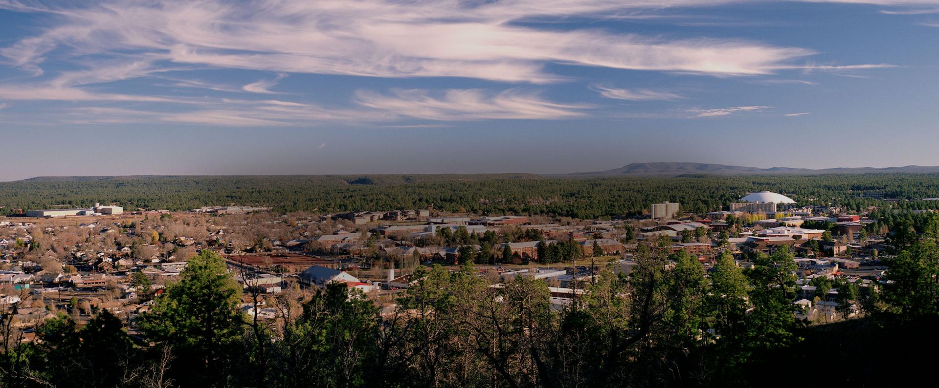 Aerial view of Flagstaff