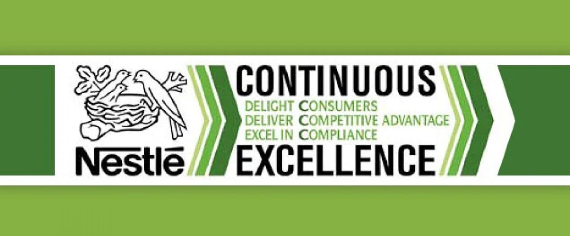 Nestlé Continuous Excellence banner