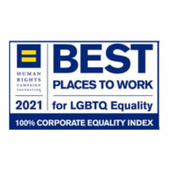 2021 Award - Best places to work for LGBTQ Equality
